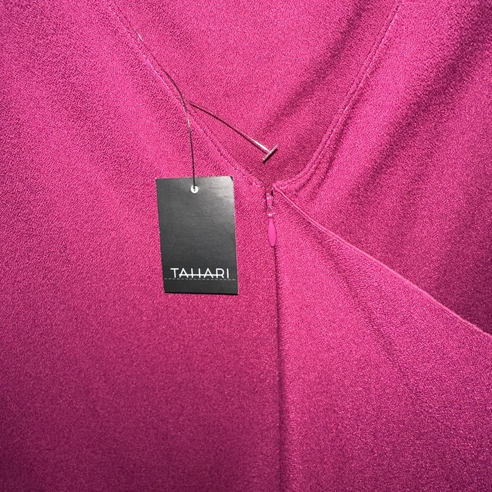 NWT Tahari Ruffle Sheath Dress Cocktail - Picture 4 of 7